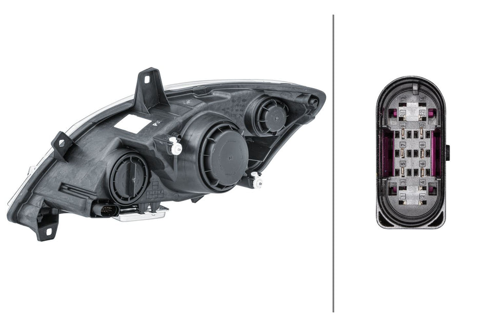 Hella Bi-Xenon Right Headlight – Mercedes-Benz | OEM 639 820 29 61