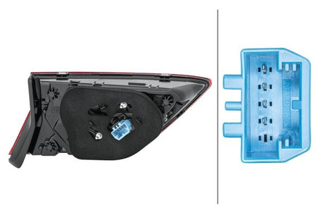 Hella LED Right Rear Light for Volkswagen, OEM quality, OEM 5NA 945 308 D - View 3