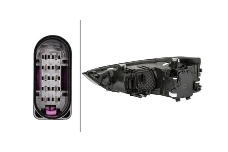 Audi A1 Right Headlight, Hella OEM, OEM 8XA941 004A - View 3