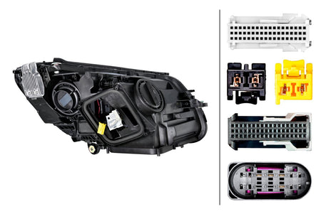 Hella LED Left Headlight for Mercedes-Benz, OEM quality, OEM 205 906 17 06 - View 3