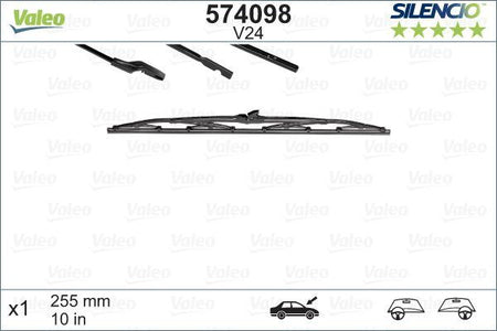 Citroen 2 Cv Front Wiper Blade, Valeo OEM, OEM 6426LX, MPN 574098
