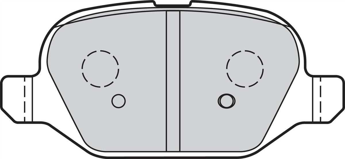 Fiat Panda Front Brake Pad Set, Valeo OEM, OEM 77366388, MPN 302338
