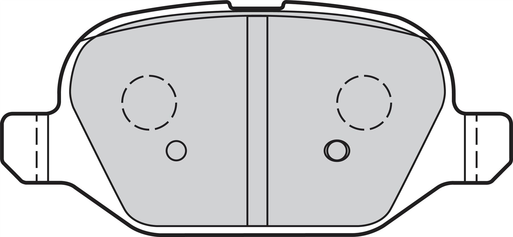 Fiat Panda Front Brake Pad Set, Valeo OEM, OEM 77366388, MPN 302338