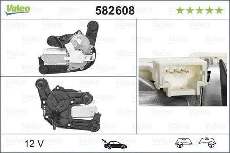 Valeo Rear Wiper Motor for Citroen, Peugeot & more, OEM quality, OEM 6405JQ - View 3