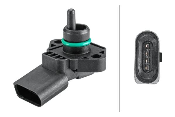 Hella Boost Pressure Sensor for Volkswagen & Seat, OEM quality, OEM 030 906 051, MPN 6PP 358 152-151