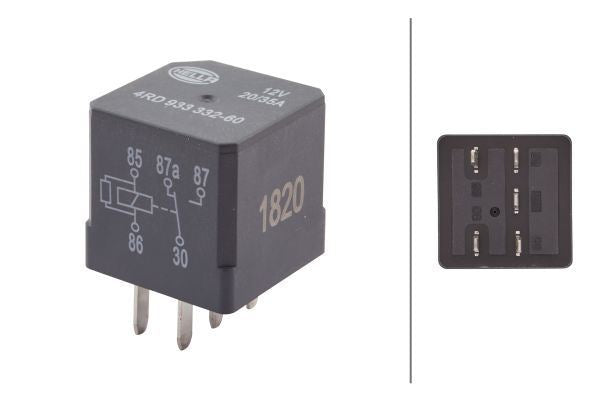 Hella Relay for Chevrolet & Vauxhall, OEM quality, OEM OEM part number for reference only is 96263403, MPN 4RD 933 332-601