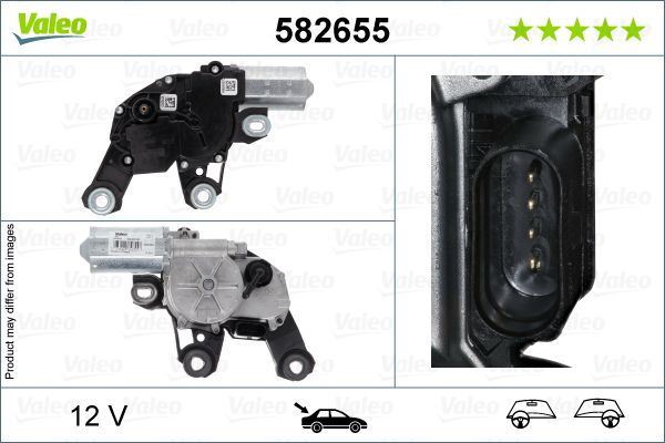 Valeo Rear Wiper Motor for Audi, OEM quality, OEM 4M0955711A - View 3