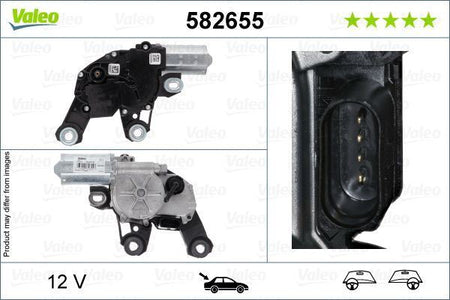Valeo Rear Wiper Motor for Audi, OEM quality, OEM 4M0955711A - View 3
