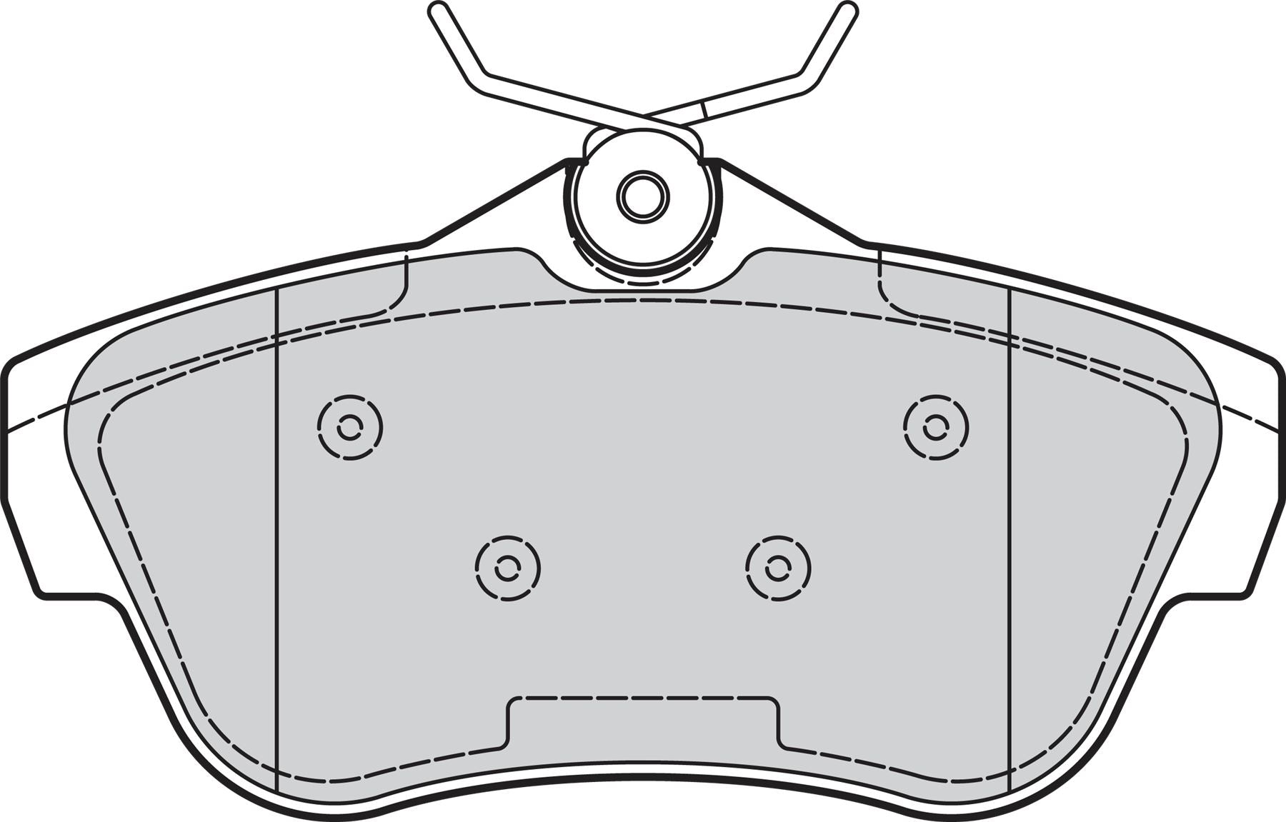 Valeo Rear Brake Pad Set for Peugeot, Citroen & more, OEM quality, OEM 4253-67, MPN 302114