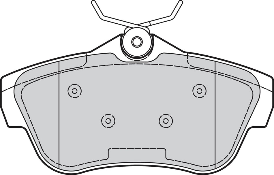 Valeo Rear Brake Pad Set for Peugeot, Citroen & more, OEM quality, OEM 4253-67, MPN 302114