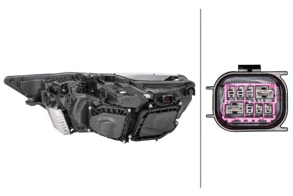 Audi A6 Right Headlight, Hella OEM, OEM 4K0941036A - View 3