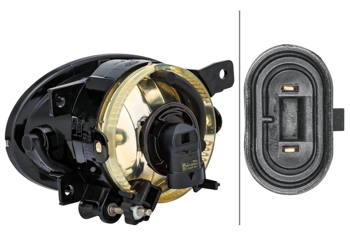 Hella Right Front Fog Light for Volkswagen, OEM quality, OEM 7E0 941 700 B - View 4