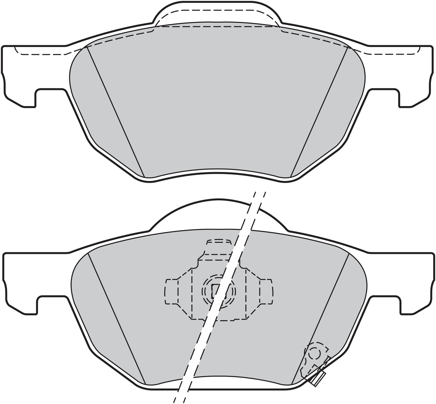 Honda Accord Front Brake Pad Set, Valeo OEM, OEM 45022-SEA-E01, MPN 301824