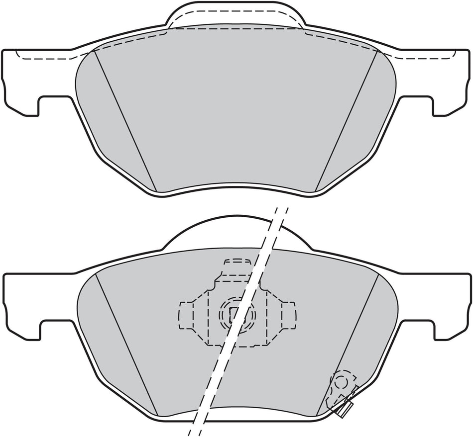 Honda Accord Front Brake Pad Set, Valeo OEM, OEM 45022-SEA-E01, MPN 301824