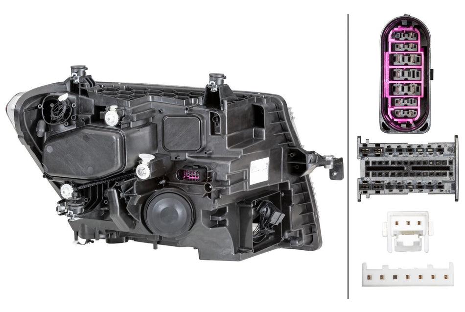 Hella LED Left Headlight – MAN & Volkswagen | OEM 7C1 941 035 - View 2