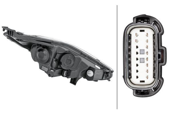 Hella Left Headlight for Ford, OEM quality, OEM 1796353 - View 2