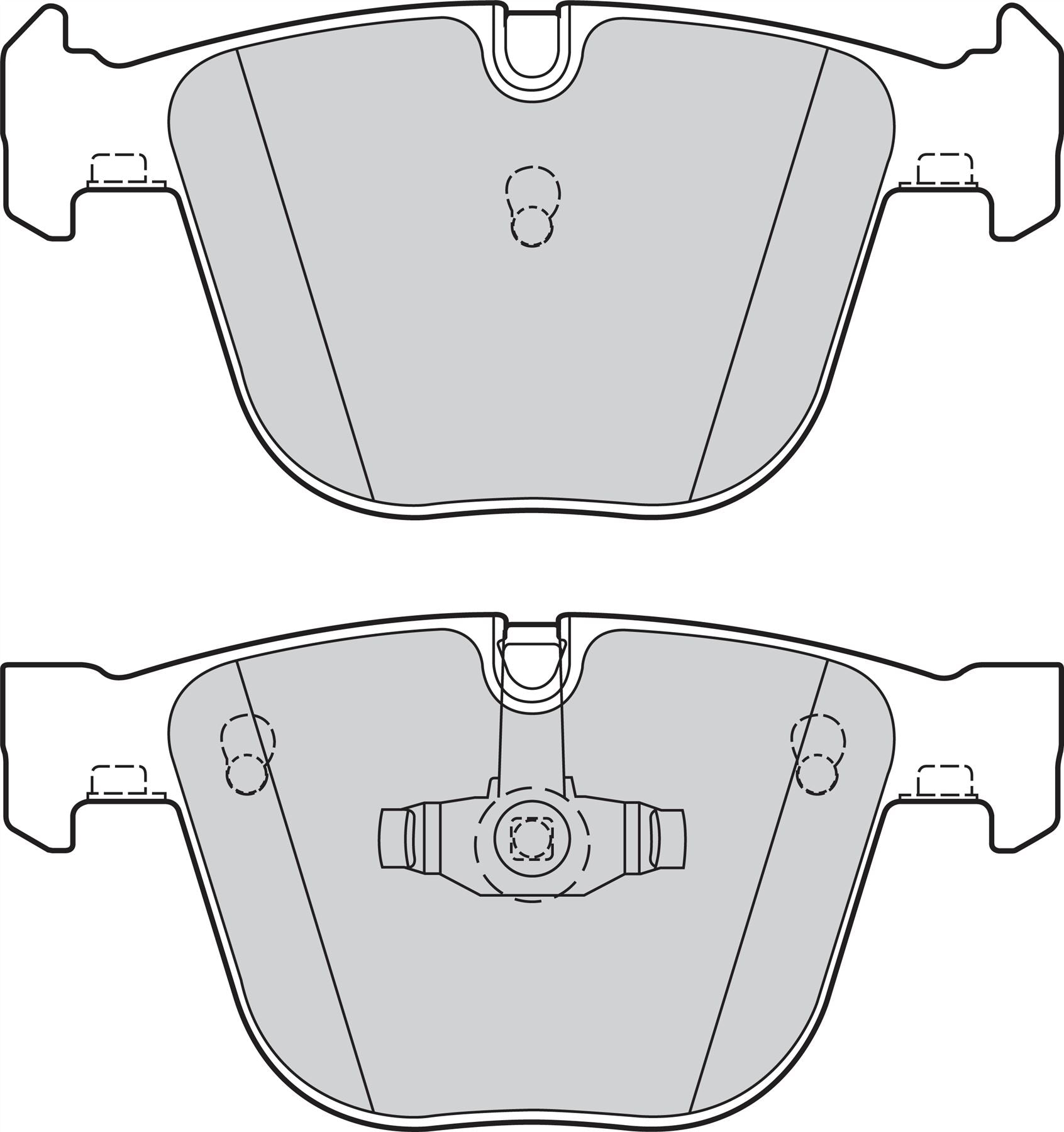 Valeo Rear Brake Pad Set for BMW, OEM quality, OEM 34 21 6 775 342, MPN 302290