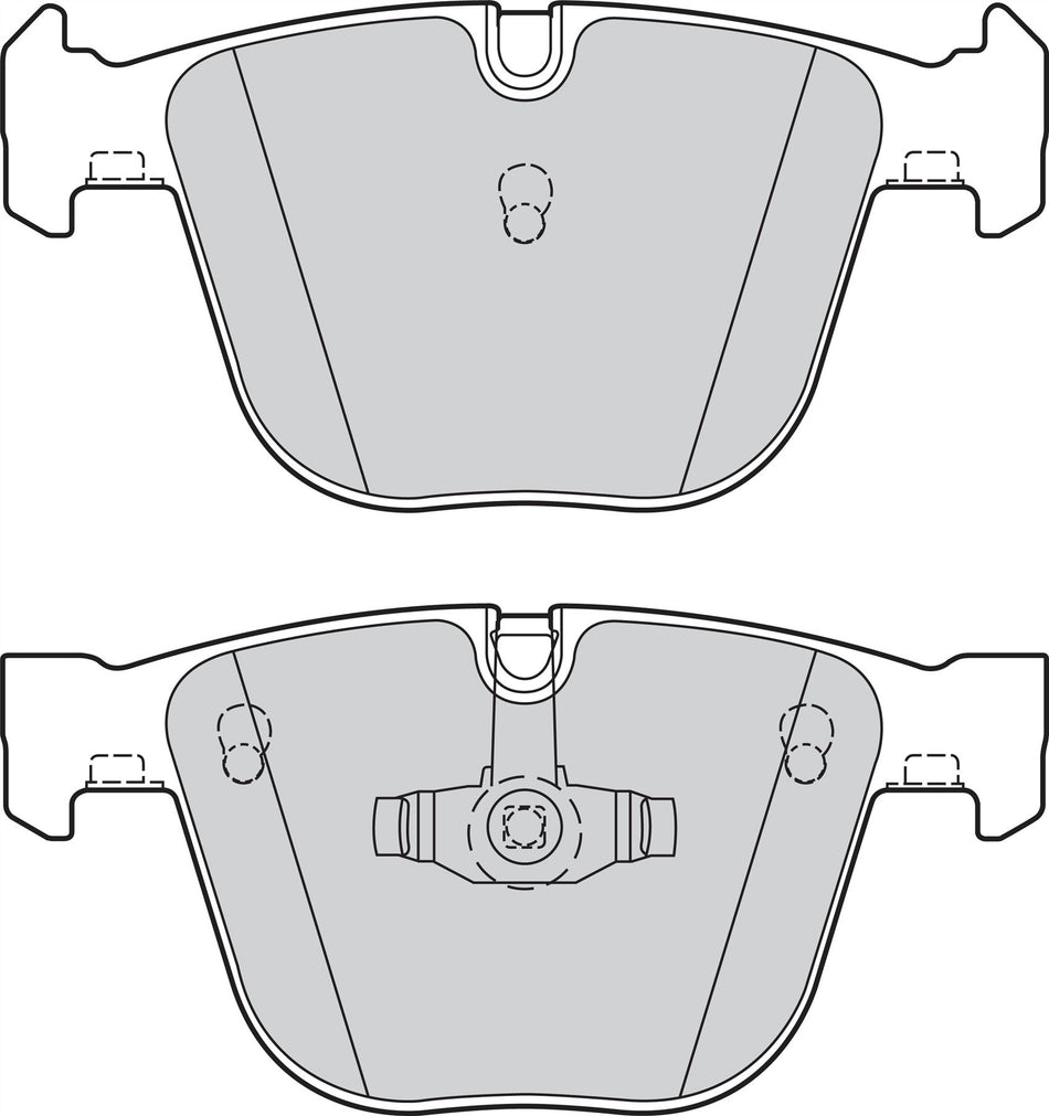 Valeo Rear Brake Pad Set for BMW, OEM quality, OEM 34 21 6 775 342, MPN 302290