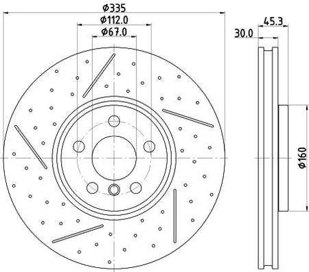 MINI For Brake Disc, Hella OEM, OEM 34106864133 - View 4