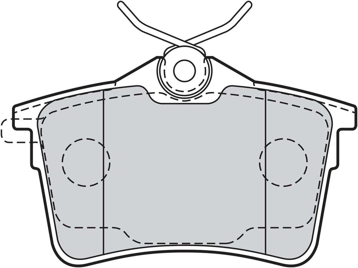 Valeo Rear Brake Pad Set for Peugeot, Citroen & more, OEM quality, OEM 4254-14, MPN 302116