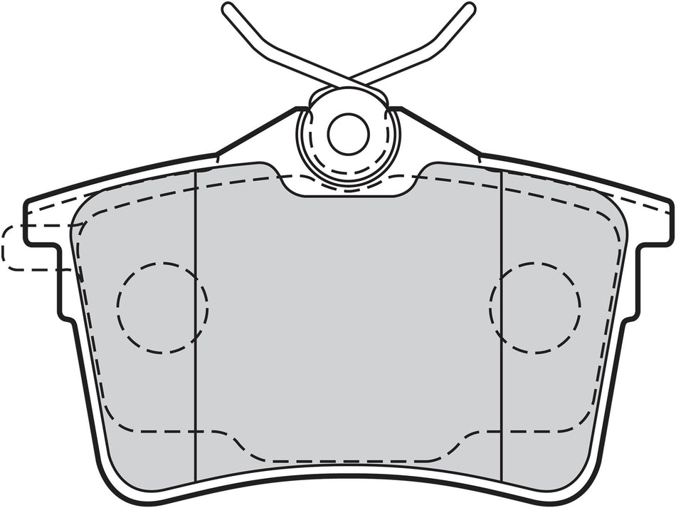 Valeo Rear Brake Pad Set for Peugeot, Citroen & more, OEM quality, OEM 4254-14, MPN 302116