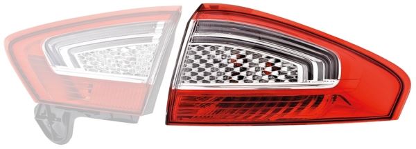 Ford Mondeo IV Right Rear Light, Hella OEM, OEM 1 717 212 - View 2