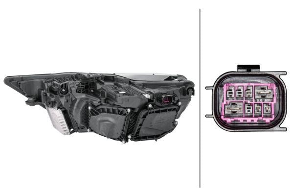 Audi A6 Right Headlight, Hella OEM, OEM 4K0941036A - View 4