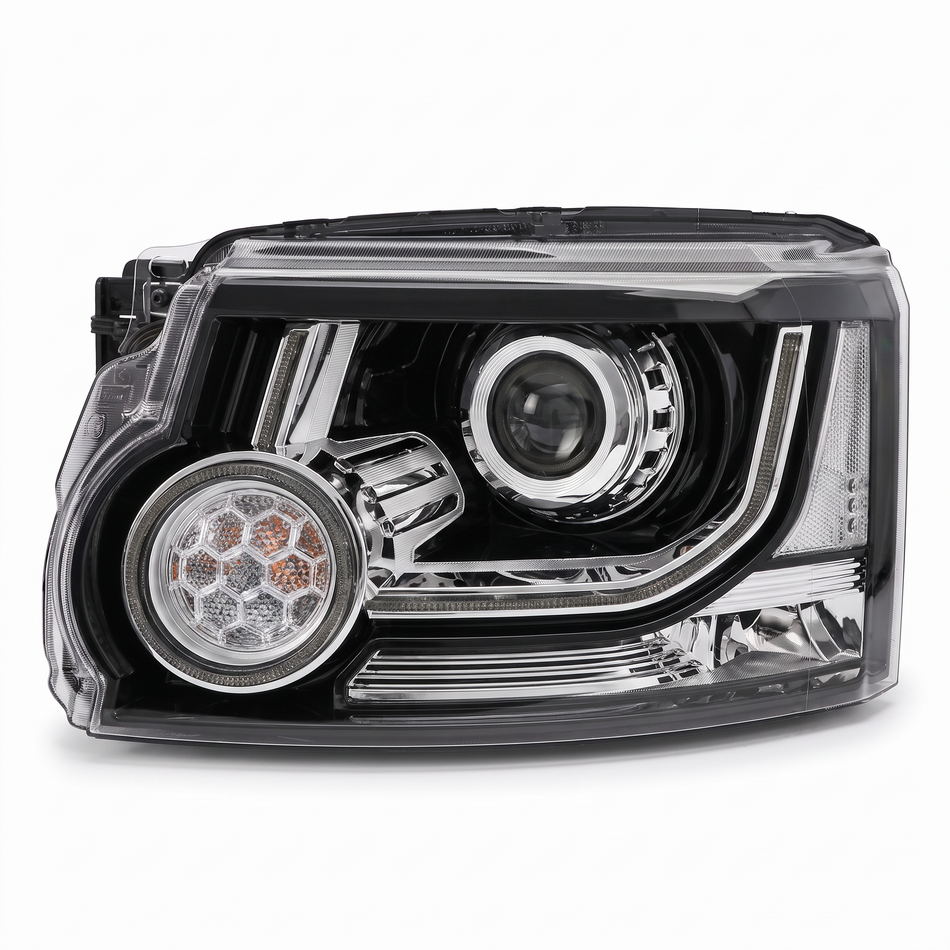 Land Rover Discovery Headlight Cover, Valeo OEM, OEM LR052388, MPN 45276, studio white background