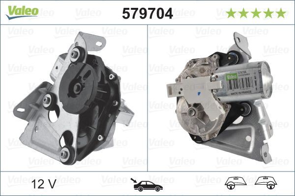 Peugeot 407 Rear Wiper Motor, Valeo OEM, OEM 6405R1, MPN 579704