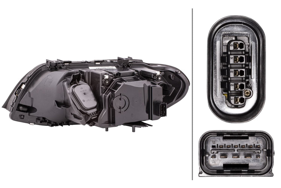 BMW X5 Right Headlight | Hella OEM 63 11 7 166 804