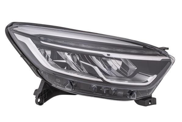Renault Captur Right Headlight, Hella OEM, OEM 260103415R, MPN 1LX 012 977-641