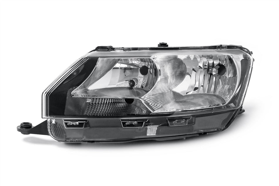 Skoda Rapid Left Headlight, Valeo OEM, OEM 5JC041015, MPN 44895