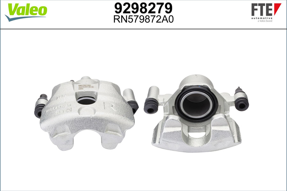Valeo Right Brake Caliper Right for Mazda, OEM quality, OEM GJ6E3361XB, MPN 9298279