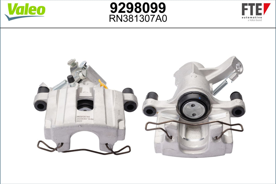 Valeo Left Brake Caliper Left for Cadillac, Vauxhall & more, OEM quality, OEM 542093, MPN 9298099