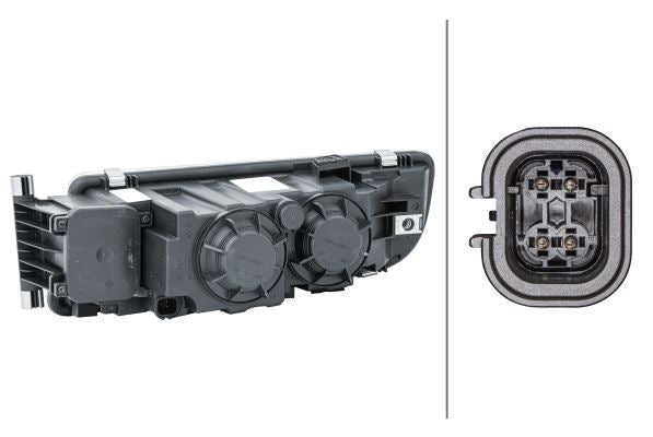 MAN TGS TGX Right Front Fog Light, Hella OEM, OEM 81251016522 - View 3