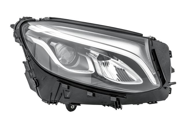 Mercedes-Benz GLC Right Headlight, Hella OEM, OEM A2539061201, MPN 1LX 354 877-201