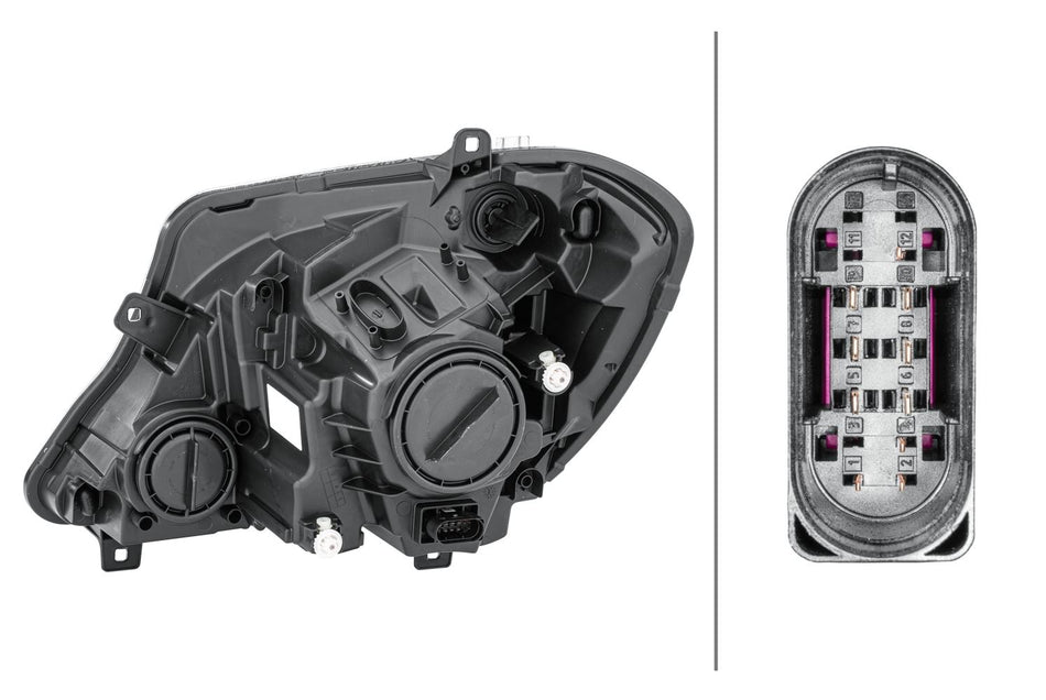 Hella Right Headlight – Mercedes-Benz | OEM 906 820 24 61