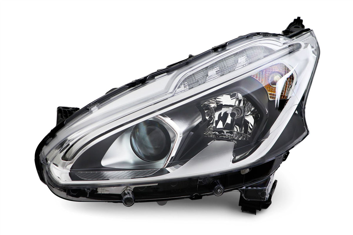 Peugeot 208 Left Headlight, Valeo OEM, OEM 9810602280, MPN 46636