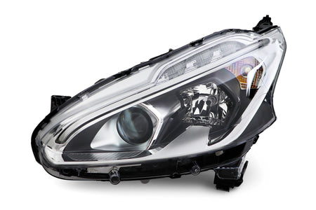 Peugeot 208 Left Headlight, Valeo OEM, OEM 9810602280, MPN 46636