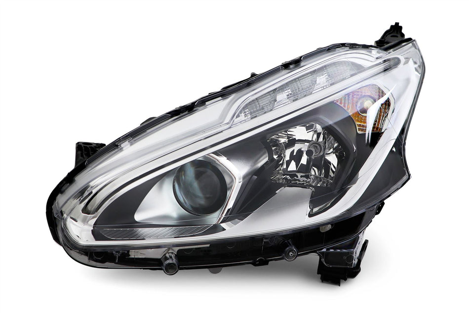 Peugeot 208 Left Headlight, Valeo OEM, OEM 9810602280, MPN 46636