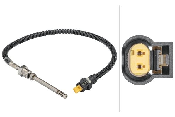 Hella Exhaust Gas Temperature Sensor for Mercedes-Benz, OEM quality, OEM 0019052900, MPN 6PT 358 181-741