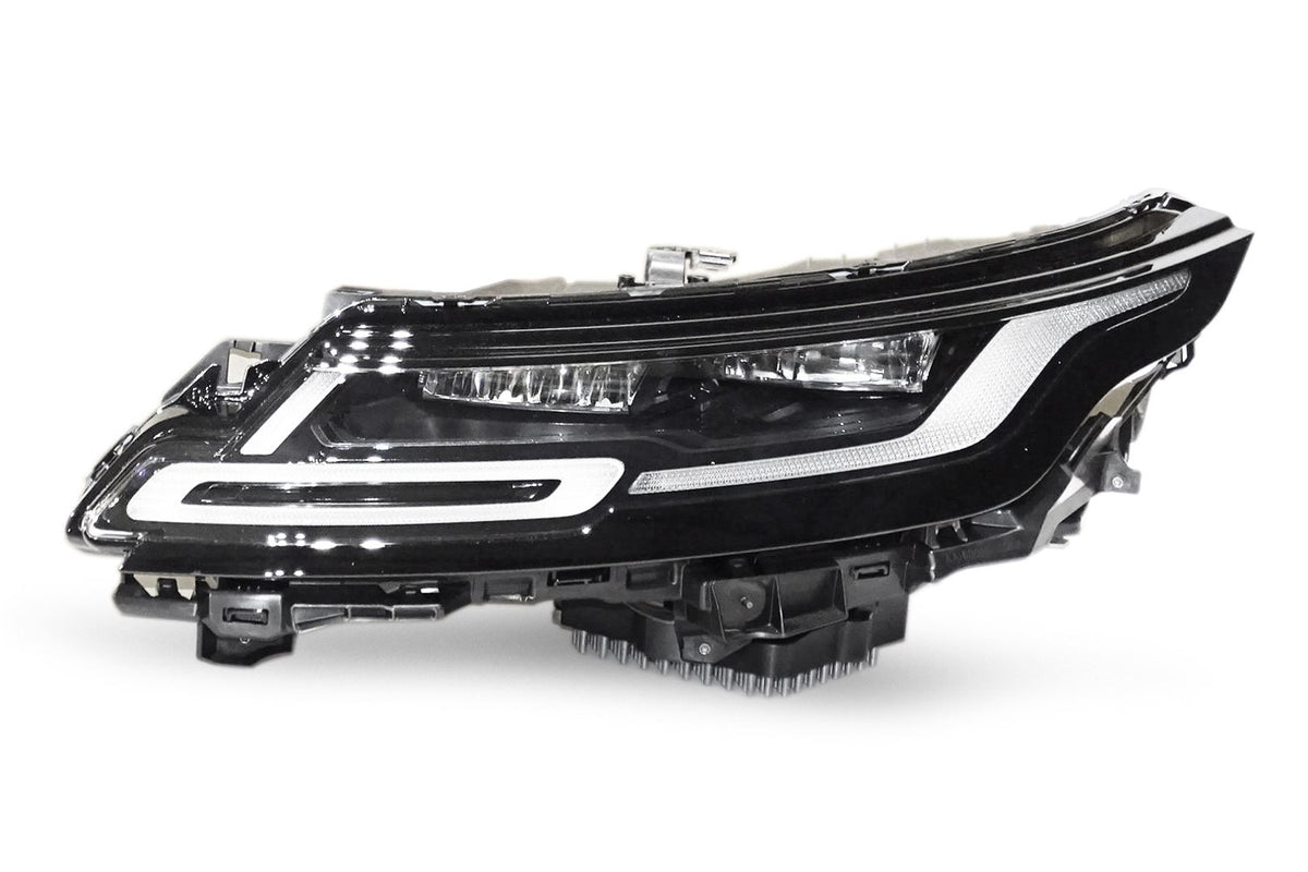Range Rover Evoque Left Headlight, Valeo OEM, OEM LR116016, MPN 450972