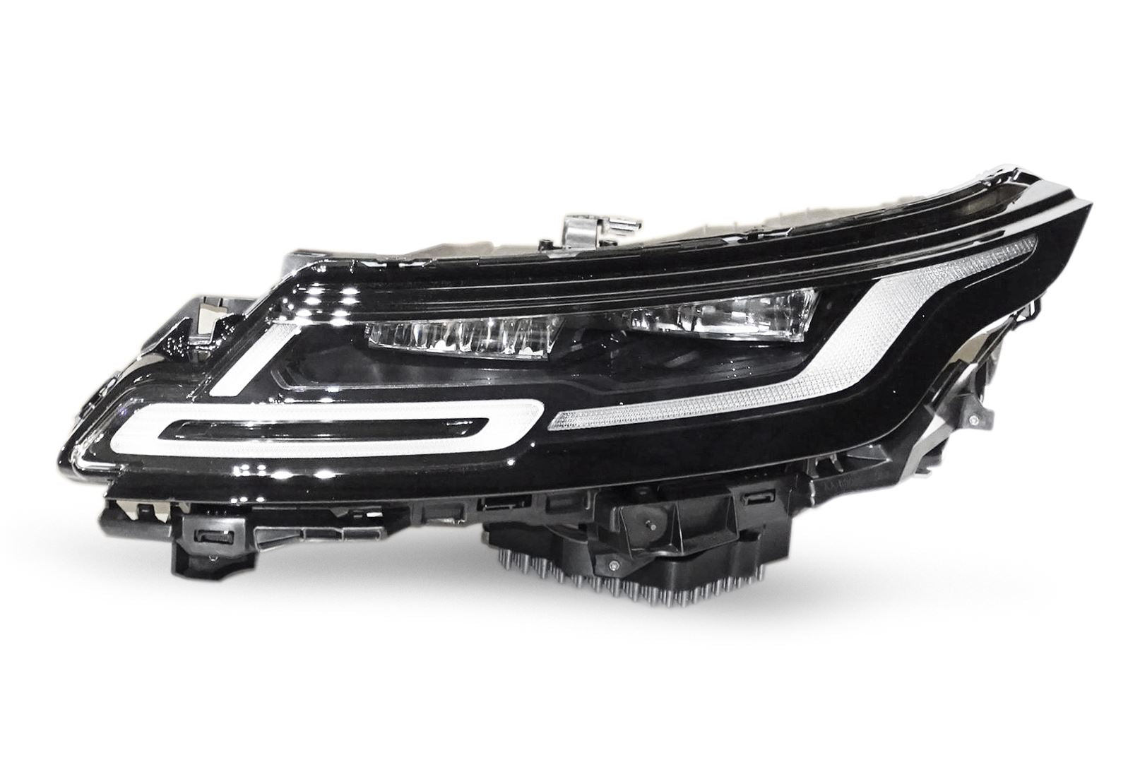 Range Rover Evoque Left Headlight, Valeo OEM, OEM LR116016, MPN 450972