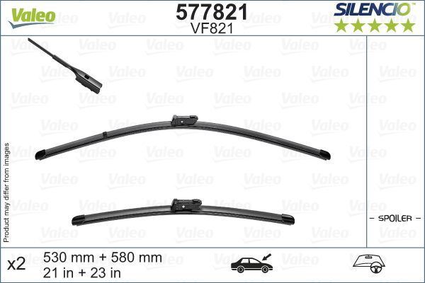 Valeo Front Wiper Blade Set for Porsche, OEM quality, OEM 99162890300 - View 6