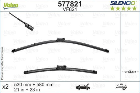 Valeo Front Wiper Blade Set for Porsche, OEM quality, OEM 99162890300 - View 6