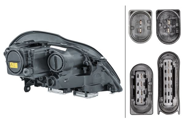Mercedes-Benz GL-Class Left Headlight | Hella OEM 164 820 31 61 - View 2