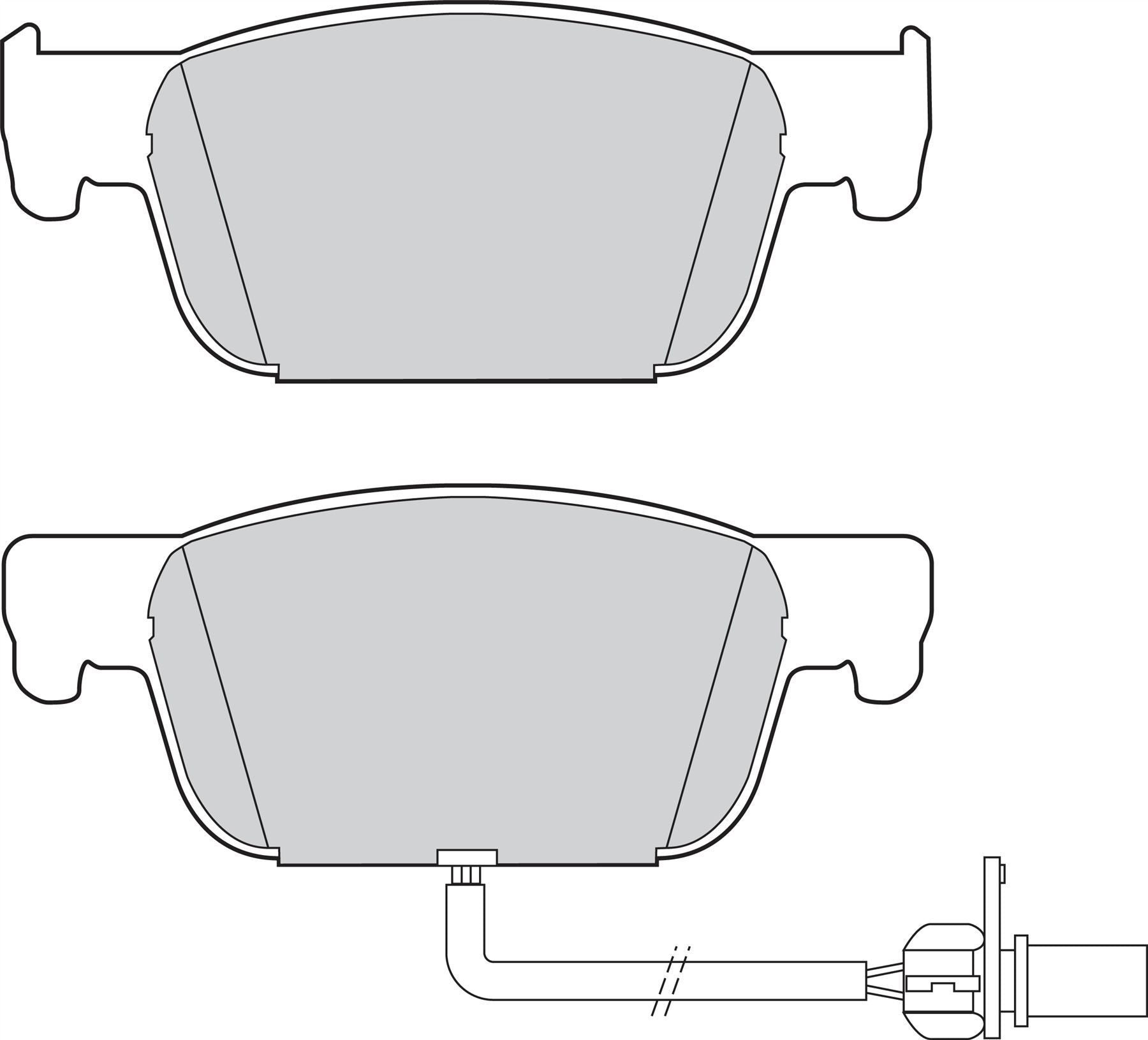 Valeo Front Brake Pad Set for Audi, OEM quality, OEM 8W0698151AA, MPN 302320