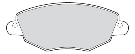 Valeo Front Brake Pad Set for Ford & Jaguar, OEM quality, OEM 1S7J-2K021-AA, MPN 301433