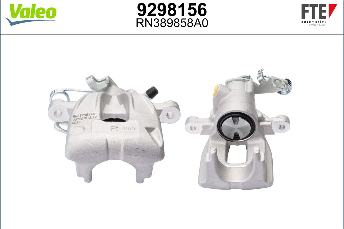 Valeo Right Brake Caliper Right for Peugeot & Citroen, OEM quality, OEM 4400R5, MPN 9298156
