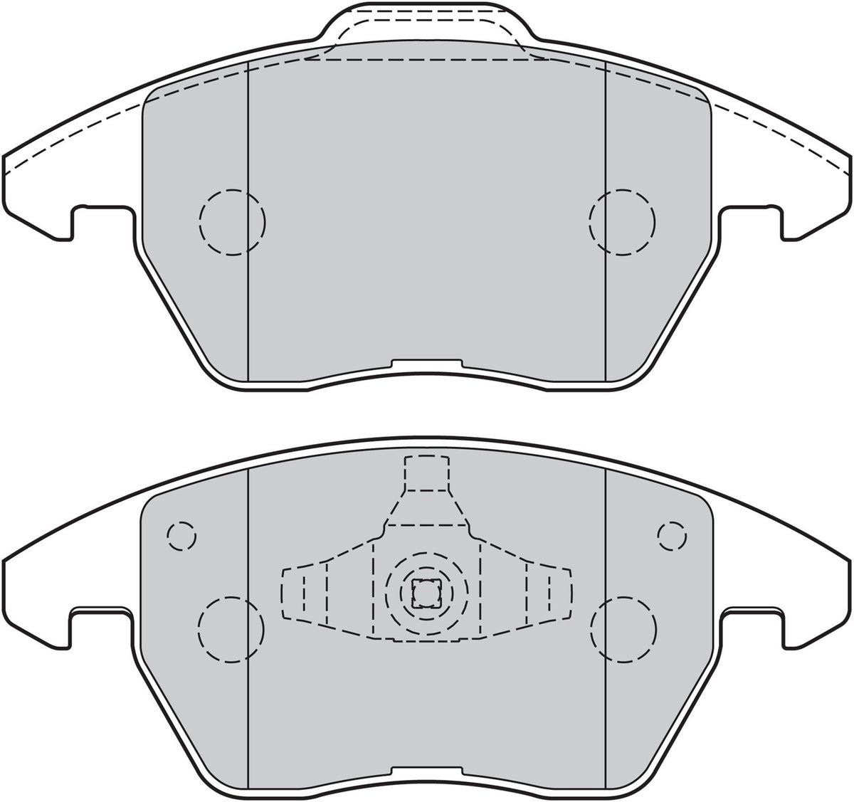 Valeo Front Brake Pad Set for Peugeot & Citroen, OEM quality, OEM 4252-60, MPN 301715